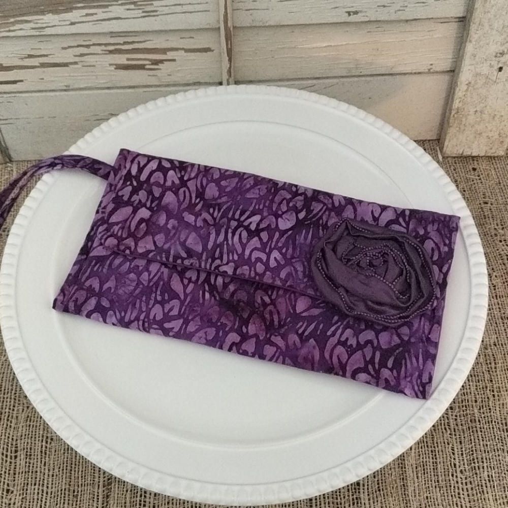 BOGO FREE Purple Handmade Purse